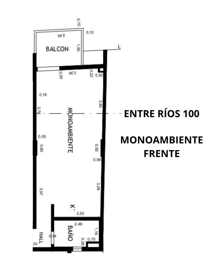 NUEVO A ESTRENAR 2 MONOAMBIENTES - ENTRE RIOS AL 100 - Apto Credito