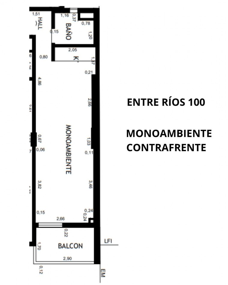 NUEVO A ESTRENAR 2 MONOAMBIENTES - ENTRE RIOS AL 100 - Apto Credito