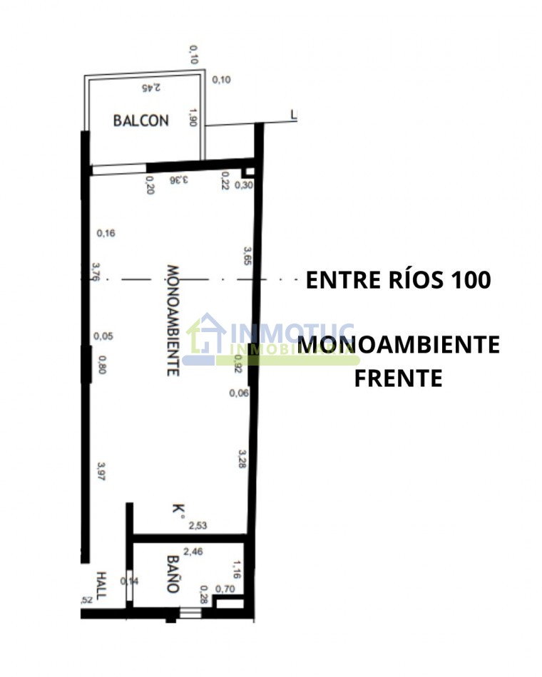 NUEVO A ESTRENAR MONOAMBIENTES - ENTRE RIOS AL 100 - Apto Credito