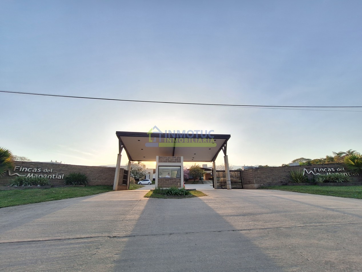 TERRENO CENTRAL - FINCAS DEL MANANTIAL BARRIO PRIVADO
