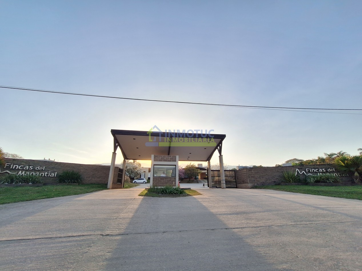 TERRENO CENTRAL - FINCAS DEL MANANTIAL BARRIO PRIVADO